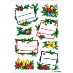 Herma Sticker DECOR Weihnachten Tannengestecke beglimmert...