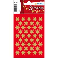 Herma DECOR Sticker STERNE GOLD Ø14 mm