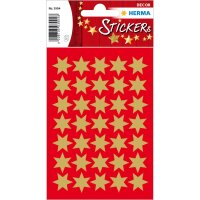 Herma DECOR Sticker STERNE GOLD Ø16 mm