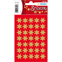 Herma Sticker DECOR Weihnachten Sterne gold Ø 16...