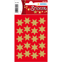 Herma DECOR Sticker STERNE GOLD Ø21 mm