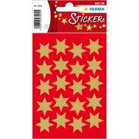 Herma DECOR Sticker STERNE GOLD Ø21 mm