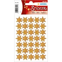 Herma DECOR Sticker STERNE GOLD Ø16...