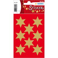 Herma DECOR Sticker STERNE GOLD Ø33 mm