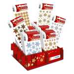 Herma Sticker DECOR Weihnachten Sterne silber und gold 1 Bl