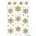 Herma Sticker DECOR Weihnachten Sterne silber und gold 1 Bl