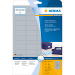 Herma Etiketten permanent 45,7 x 21,2 mm Folie silber 25...