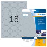 Herma Etiketten permanent 58,4 x 42,3 mm Folie silber 25...