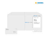 Herma Etiketten Adressen permanent 199,6 x 289,1 mm weis 100 Bl 100 Et