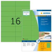 Herma Etiketten permanent haftend 105 x 37 mm grün...