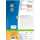 PREMIUM Etiketten A4, 105 x 33,8 mm, weiß, permanent haftend