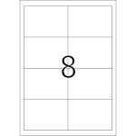 Herma Etiketten permanent 97 x 67,7 mm weiss PREMIUM 100 Bl 800 Etik.