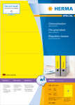 Herma Ordnerrückenschilder permanent 192 x 61 mm...