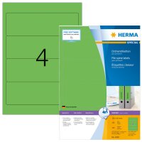 Herma ORDNERETIKETTEN A4 100 192x61 GRÜN