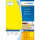 Herma Etiketten permanent haftend 105 x 148 mm gelb 100 Bl 400 Etik.