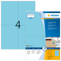 Herma Etiketten permanent haftend 105 x 148 mm blau 100...