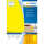 Herma Etiketten permanent haftend 210 x 297 mm gelb 100 Bl 100 Etik.