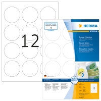 Herma Etiketten ablösbar Ø 60 mm weiss 100 Bl...