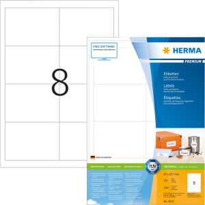 Herma Etiketten permanent 97 x 67,7 mm weiss PREMIUM 200 Bl 1600 Etik.