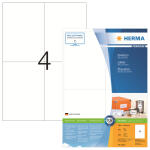 Herma Etiketten permanent 105 x 148 mm weiss PREMIUM 200...