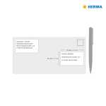 Herma Etiketten permanent 70 x 41 mm weiss PREMIUM 200 Bl 4200 Etik.