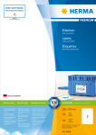 Etikett 105x297mm ws PREMIUM A4 200Et 100Bl 2Et Bl...