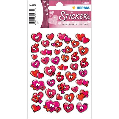 Herma Sticker MAGIC Love Herzaugen Stone 1 Bl