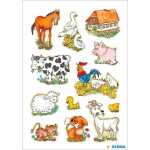 Herma Sticker DECOR Tiere Bauernhoftiere 3 Bl 4008705054195