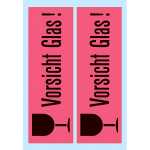 Herma Etiketten permanent 39 x 118 mm Vorsicht Glas 10 Etik.