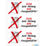 Selbstklebende Etiketten mit hoher Aufmerksamkeitswirkung.
