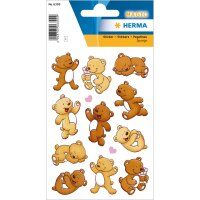 Herma Sticker MAGIC Tiere Bärchen mit Herz 1 Bl