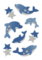 Herma Sticker MAGIC Tiere Delphine glittery 1 Bl