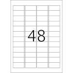 HERMA Folienetikett 45,7 x 21,2 mm (B x H) gelb 1.200 Etik./Pack.