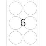 HERMA Folienetikett 85mm gelb 150 Etik./Pack.