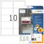 Herma Etiketten stark 99,1 x 57 mm Folie weiss 25 Bl 250...