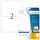 Herma Etiketten stark 190 x 135 mm Folie weiss 25 Bl 50 Etik.