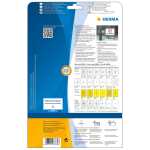 Herma Etiketten stark 190 x 275 mm Folie weiss 25 Bl 25 Etik.