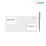 Herma Etiketten ablösbar 63,5 x 46,6 mm weiss 100 Bl 1800 Etik.