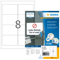 Herma ABLÖSBARE ETIKETTEN A4 100 96x63,5