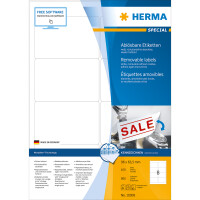 Herma Etiketten ablösbar 96 x 63,5 mm weiss 100 Bl 800 Etik. LaserInkCopy