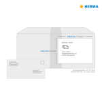 Herma Etiketten ablösbar 199,6 x 143,5 mm weiss 100 Bl 200 Etik.