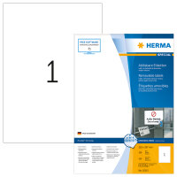 Herma Etiketten ablösbar 210 x 297 mm weiss 100 Bl...