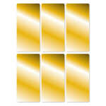 Goldetiketten 26 x 54 mm, permanent haftend