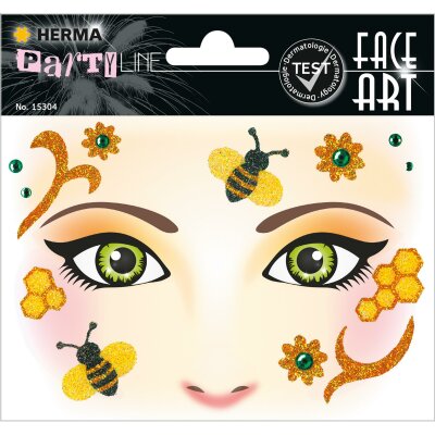 Herma FACE ART STICKER HONEY BEE