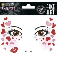 Herma Sticker FACE ART Love 1 Bl