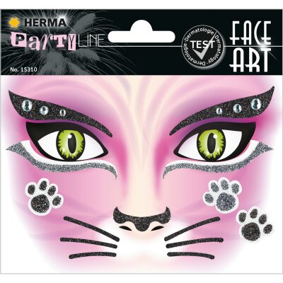 Herma FACE ART STICKER CAT