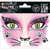 Herma Sticker FACE ART Cat 1 Bl