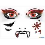 Herma Sticker FACE ART Vampir 1 Bl