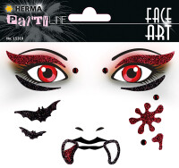 Herma Sticker FACE ART Vampir 1 Bl