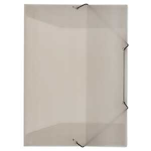 FSY Eckspanner-Sammelmappe, Transparent, rauchtopas, neutral, 1 Stück